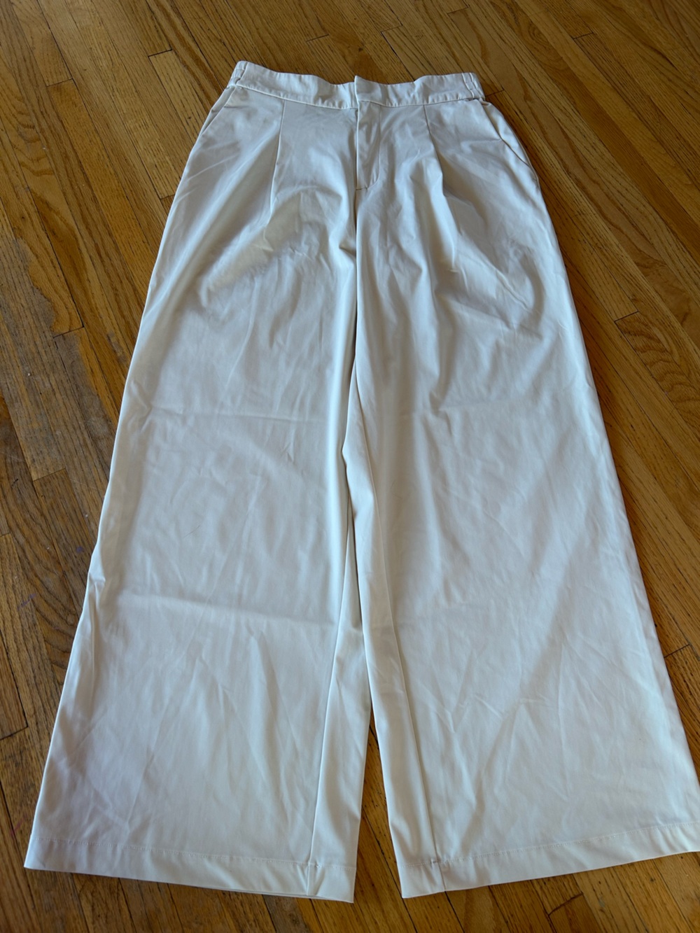 Athleta pinnacle White Wide-Leg Performance Pants
